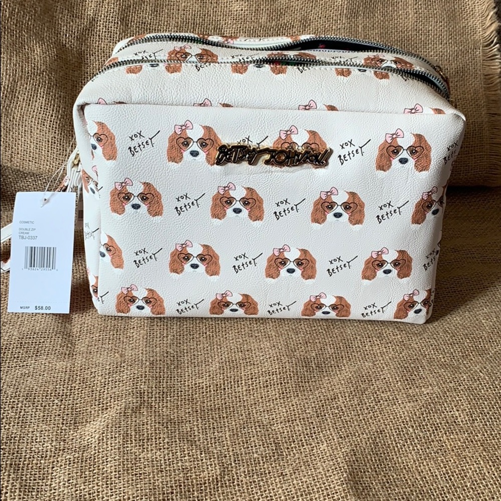 Betsy Johnson Cavalier make up bag